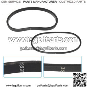 Rubber Starter Generator Drive Belt Kit for Club Car Golf Cart 101916701 1016203