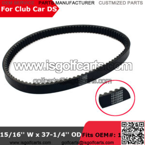 37-1/4" Clutch Drive Belt for Club Car Gas DS 1984-1987 Golf Cart 1012289