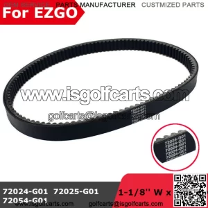 Clutch Drive Belt for EZGO Golf Cart 4 Cycle 1994-2009 Fits 72024-G01 72025-G01