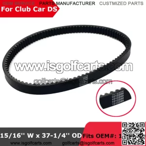 Clutch Drive Belt for Club Car Golf Cart Gas DS 1984 1985 1986 1987 1012289 NEW