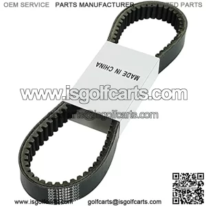 Clutch Drive Belt, Compatible with Yamaha G1 2 Cycle 1976-1989 Gas Golf Cart, Replaces OEM# J10-46241-00 J10-46241-01 J10-46241-02 J17-46241-00, Black
