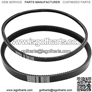Club Car DS Precedent Drive Belt DS Starter Generator Belt Kit Fit Golf Cart DS 1997-UP and Precedent 2004-UP, Replace 1016203, 101916701