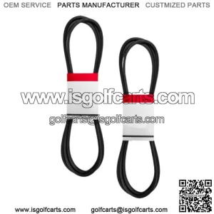 2PK Drive Belt for Club Car Precedent DS OHV Golf Cart 1992 and Up Gas