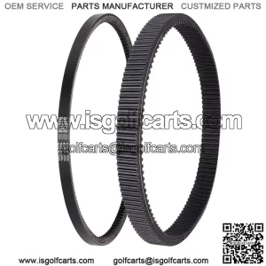 Golf Cart Starter Belt & Drive Belts for EZGO RXV TXT 2008-up 606136 606138