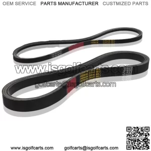 Club Car Clutch Drive & Starter Generator Belts 1997-Up DS & 2004-Up Precedent