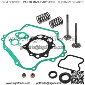 290cc Engine Gasket Seal Intake Exhaust Valve Rebuild Kit for Club Car Golf Cart DS Predent FE290 1016447 1016448 1023047-01 6751
