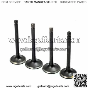 Exhaust & Intake Valve Set FOR EZGO 4 Cycle Gas Golf Cart 295cc 350cc 1996-2002
