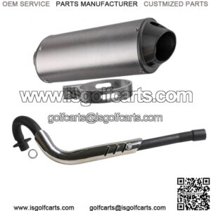 38mm Exhaust Head Pipe + Muffer Clamp For Honda CRF70 XR70 Dirt Pit Bike Taotao