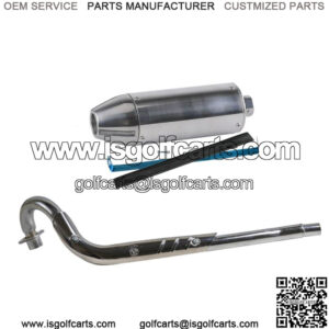 28mm Exhaust Head Pipe + Muffer Clamp For Dirt Pit Bike Honda CRF70 XR70 Atomik