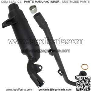 Exhaust Muffler W/Exhaust Pipe & Gaskets for Honda TRX300EX Sportrax 300 93-2008