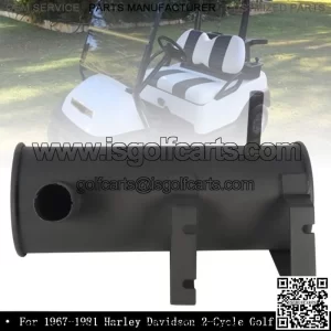 Replacement Exhaust Muffler For 1967-1981 2-Cycle Golf Cart