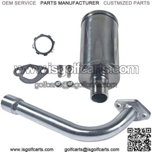 Exhaust With Muffler For: Predator 196cc,212cc, GX160, GX200