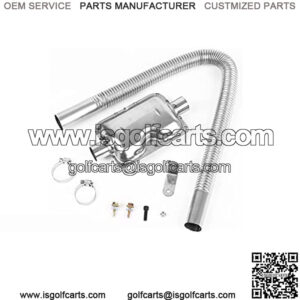 Diesel Heater Exhaust Pipe & Silencer Muffler, TZUTOGETHER Parking Heater Stainless Steel Exhaust Extension Kit (60cm)