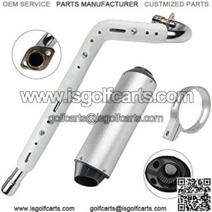 High Performance 38mm Muffler Exhaust Pipe kit Assembly fit 125cc 140cc 150cc PIT PRO Dirt Quad Bike ATV