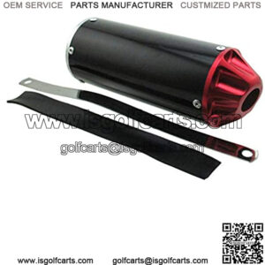 Aluminum 28mm Exhaust Muffler With Clamp For 50cc 70cc 90cc 110cc 125cc Pit Dirt Bike Mini Motocross Motorcycle CRF50 Coolster SSR Thumpstar