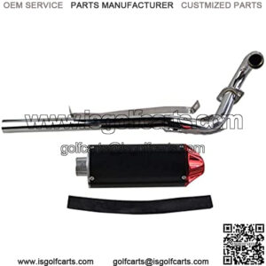 High Performance Exhaust Muffler Silencer Pipe Assembly kit for Honda CRF50 XR50 70cc 110cc 125cc DB14 DB10 SSR SR110 Rocketa xpro db-x20 SDG Coolster Ex16 Chinese Pit Dirt Bike Red