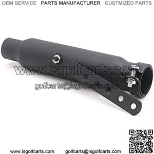 Motorcycle Cafe Racer Exhaust Muffler Pipe with Sliding Bracket Retro