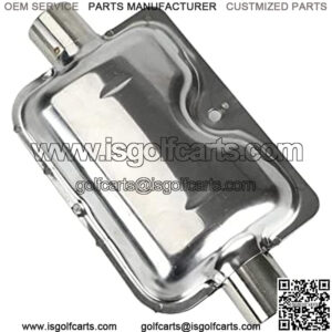 Triclicks Air Diesel Heater Exhaust Muffler Exhaust Silencer Stainless Steel Silver 24mm/0.94inch Diesel Muffler for Parking air Diesel heaters, Car Heater Accessories (Exhaust Muffler)