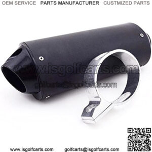 Aluminum Black 38mm Exhaust Muffler For 110cc 125cc 140cc 150cc 160cc Chinese Pit Dirt Bike Motorcycle