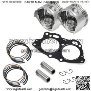 For EZGO Golf Cart Piston and Ring Set , Gasket Standard 4-Cycle Gas 1991+ 295cc