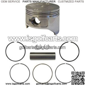 EZGO Piston and Piston Ring Set in .25mm Oversized Size (Fits EZ-GO 4-cycle Gas 1992+ 350cc)