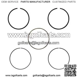 EZGO Piston Ring Set in .50mm Oversized Size (Fits EZ-GO 4-cycle Gas 1992+ 350cc)