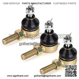 Tie Rod End Kit for Club Car DS 1976-2008 Gas & Electric Golf Cart, Left-Hand & Right-Hand Thread Ball Joint, Replaces OEM: 7539 7540