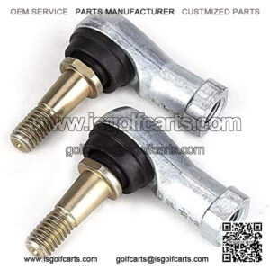 Golf Cart Ball Joint Tie Rod End Kit for TXT 2001-up Electric & Gas, OEM# 70902-G01 70902-G02, Set of 2 (Driver & Passenger Side)
