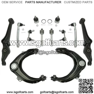 For 98-02 Honda Accord Front Upper Control Arms Ball Joint TieRod Suspension Kit