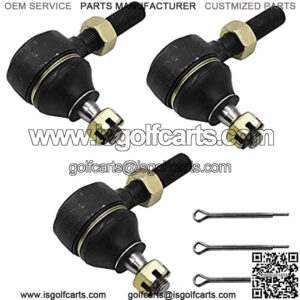 1409KMT Club car Tie Rod End Kit Fits Club car DS 1976-2008 Gas and Electric Golf Cart,Left-Hand and Right-Hand Thread Ball Joint 7540,7539