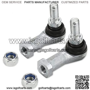 Golf Cart Thread Tie Rod End Kit for Club Car DS & Carryall 2009-up, Driver and Passenger Side, OEM# 102022601 102022602 102288301