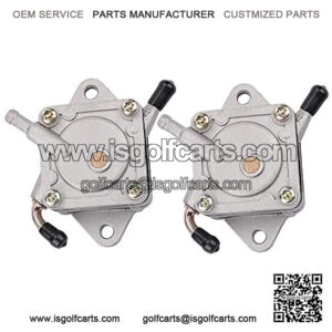 2pcs 1014523 Fuel Pump Compatible with Club Car Gas Golf Cart DS Precedent 1984-up with 290FE 350FE Kawasaki Mule 500 520 550 49040-2067
