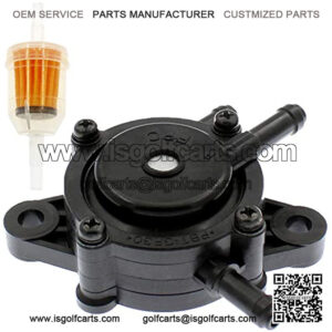 Fuel Pump Compatible for Gas Club Car Golf Cart 295cc 350cc Robin 4-cycle Engine Kawasaki FE290 FE350 TXT RXV ST Medalist Yamaha G16-G19 G20 G22 G29 Kawasaki 2003-2008 72873G01 Walbro