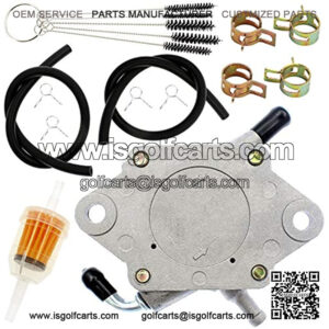 Fuel Pump Compatible for Kawasaki 290FE 350FE Club Car Golf Cart DS Precedent Yamaha G8 G11 G14 G16 G20 G22 4-Cycle Engine 1014523 S5136 FP002 JN6-F4410-00 JN6F441000 JF2-24410-20 JF22441020