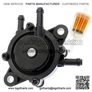 Fuel Pump Compatible with Gas Club Car Golf Cart 295cc 350cc Robin 4-cycle Engine Kawasaki FE290 FE350 TXT RXV ST Medalist Yamaha G16-G19 G20 G22 G29 Kawasaki 2008 72873G01 Walbro FPC-1-1