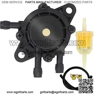 Fuel Pump for 17HP-25 HP Small Engine Lawn Mower Tractor, Gas Vacuum Fuel Pump with Fuel Filter for Honda Yamaha Briggs & Stratton 491922 691034 692313 808492 808656 John Deere