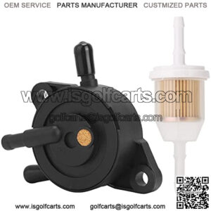 Fuel Pump Impulse Kit for Yamaha G16 G17 G18 G19 G20 G22 G29 1996-up 4 Cycle Golf Cart with Fuel Filter, OEM JN6-F4410-10-00 JN6-F4560-00-00 JN6-F4410-11-00