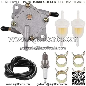 72021-G01 Golf Cart Fuel Pump for EZGO 295cc & 350cc Golf Carts TXT & Medalist 4-cycle models 1994-UP with Fuel Line Spark Plug