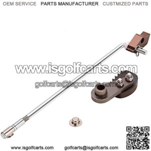 Golf Cart Aluminum Park Brake Latch Kit Incl.Park Brake Rod and Pawl.fit for Club Car DS & Carryall G&E 1995-up,OEM#101187702, 1017322, 101985-01,1011877-02