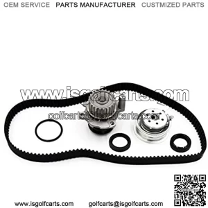 Timing Belt Water Pump Kit fits for 1998-2005 Volkswagen Beetle, 1999-2006 VW Golf, 1999-2005 2011-2012 VW Jetta 2.0L L4 SOHC