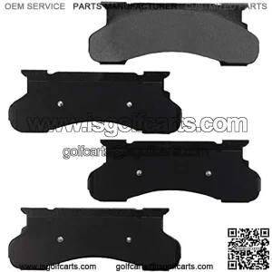 Goodyear Brakes GYD450 Carbon Ceramic Front Disc Brake Pads Set Vehicle Replacement Part for Ford E-250 Econoline, E-250 Econoline Club Wagon & More