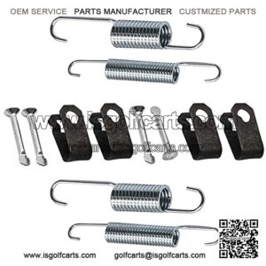 Brake Shoes Spring Kit 1018163-01, 1011466 for Club Car 1980 & UP DS Precedent Golf Carts Gas Electric (2 Packs)