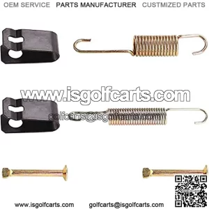 Golf Cart Brake Shoes Spring Kit for Club Car,Brake Parts for Club Car DS (1981Up) and Precedent Gas/Electric. Part No 1018163-01, 1011466