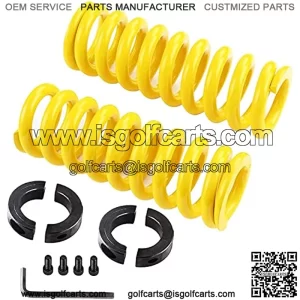 Yamaha G29 Shock Springs Heavy Duty Rear Coil Spring Fits for Golf Cart G14, G16, G19, G20, G22, G29 Yamama Golf Carts Spring(2PCS) in Blue/Black/Yellow/Red