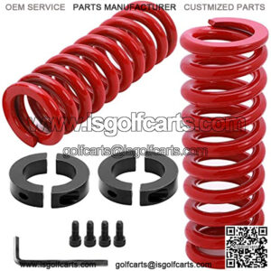 Yamaha G29 Rear Springs Heavy Duty Shock Coil Springs for Golf Cart G14/G16/G19/G20/G22/G29/Drive - Upgrade Long Lasting Durability Design