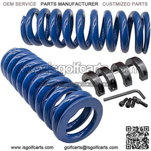 Heavy Duty Rear Shock Coil Spring Kit Fits Yamama Golf Cart G14, G16, G19, G20, G22,G29