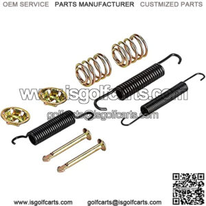 Golf Cart Bendex Drum Brake Spring Hardware kit (OEM# 27944G01,JG5819G-00),Brake Accessories for EZGO G&E 1991-up,Yamaha G14,G16,G19,G20,G21,G21,G22,