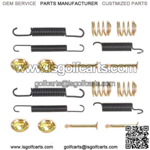 Golf Cart Bendix Drum Brake Shoes Spring Hardware Kit for EZGO 1991-up & Yamaha