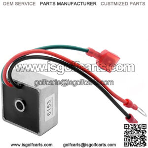 Golf Cart Voltage Regulator for EZGO 1994-up Gas Models, Also Fits Club Car 1984-1991, Columbia/ParCar 1982-1994, Replaces OEM # 27739-G01, 27739G01, 435-203