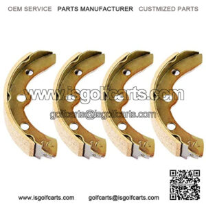 Golf Cart Brake Shoes Club Car DS 1981-1994 Manually Adjusting Club Car Golf Carts Replacement Brake Shoes OEM Club Car 1011463??4Pcs-Long